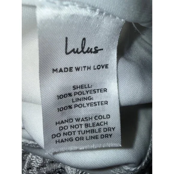 Lulus Making Magic White Fringe Lace-Up Mini Dress Size Medium - Picture 10 of 14